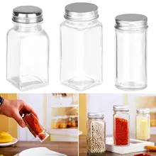

With Cover Lids Camping Condiment Containers 3 Styles Storage Holder Spice Jars Kitchen Sub-bottling Kitchen Organizer