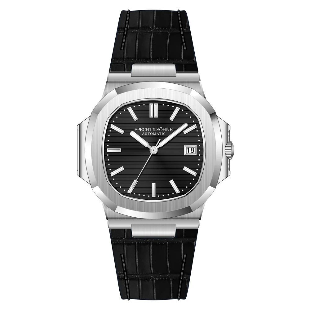 New Specht&Sohne Men s Watches Mechanical Watch Japan Miyota 8215 Movt Rose - Picture 25 of 36