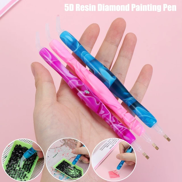 Diamond Painting Pen,Diamond Art Pen,Resin 5D Diamond Painting Pen Kit Tool  Accessories Stylus Drill Pen for Diamond Painting Nail Art Cross Stitch