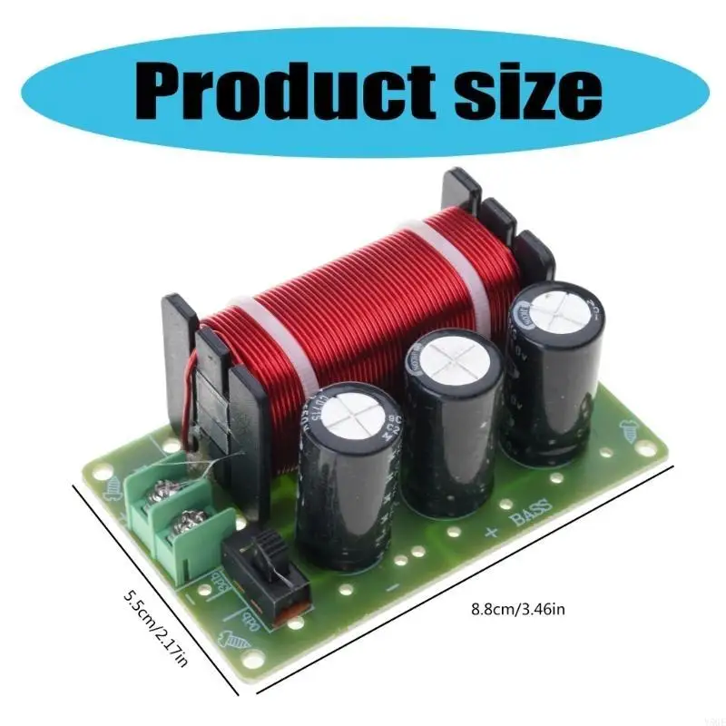 Y5GE Professional 200W 서브 우퍼 크로스 오버베이스 DIY 사운드 주파수 분배기 WEAH-85