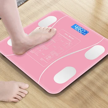 Electronic Scale Smart Bluetooth Weighing Scale Loss Body Fat Scale Balances High Accuracy Electronic Weighing Small Body Scale 3