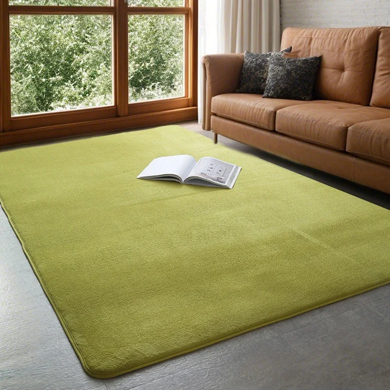 Grey Rugs Living Room Carpet Nonslip Bedside Coral Velet Rugs Large Soft Floor Rug Children Game Mat Rectangular Home Decoration 3