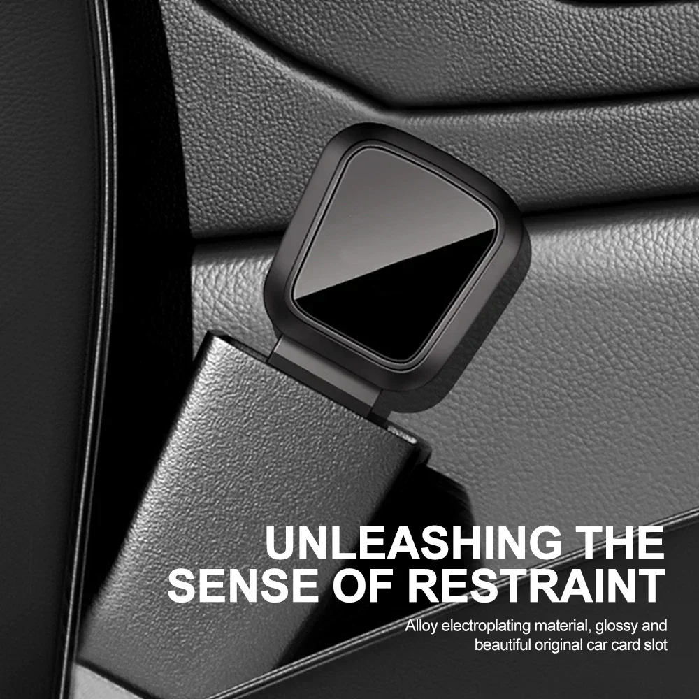 1/2Pcs Car Seat Belt Clip Extender Safety Seatbelt Lock Buckle Plug Thick Insert Socket Extender Safety Buckle For Tesla Porsche car accessories seat belt extender seat belt clip car seat belt accessory seat belt extender kit seat belt lock