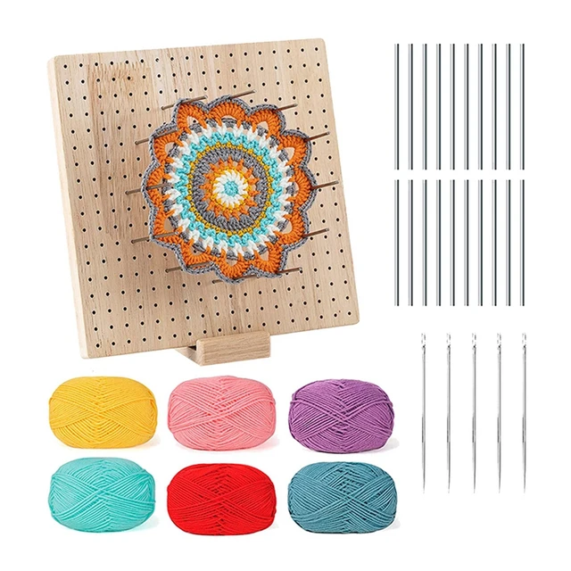 Crochet Blocking Board With Pins ,Blocking Mats For Knitting Crochet  Blocking Board For Knitting Crochet And Granny - AliExpress