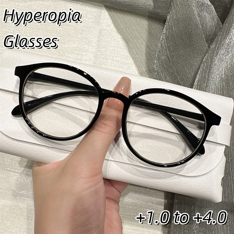 Anti Fatigue Hyperopia Eyewear Ultra Light Anti Blue Light Reading Glasses High-definition Resin Full Frame Presbyopic Glasses