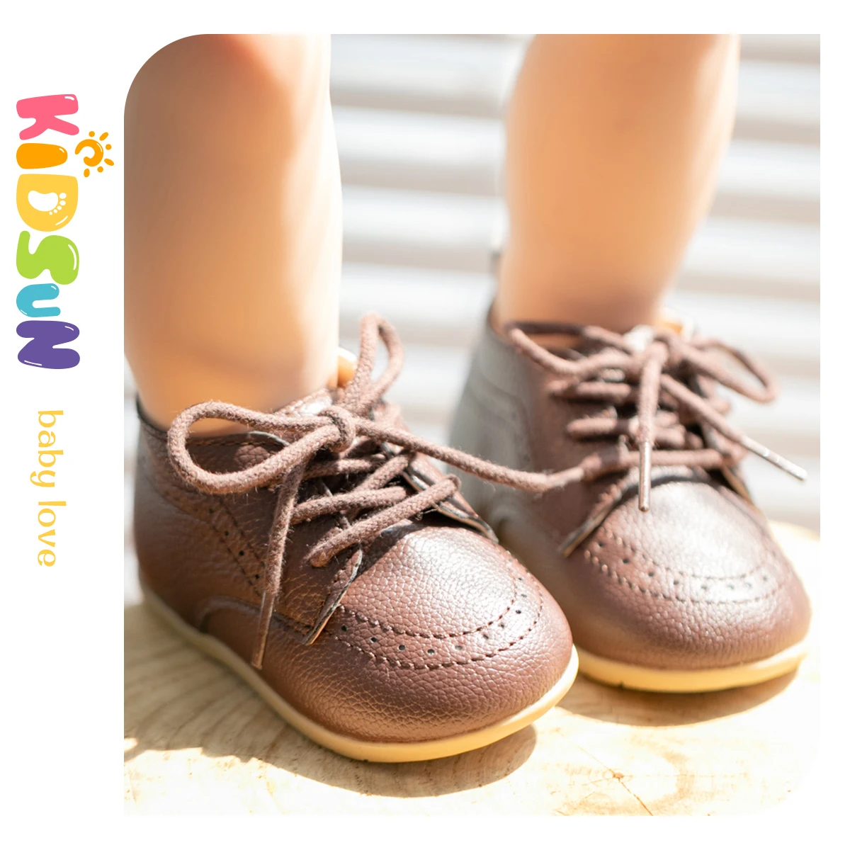 Klassische Schnürschuhe Babys chuhe Frühling Jungen und Mädchen britischen Stil Babys chuhe mehrfarbige Baby Gummis ohlen rutsch feste Wanderschuhe – Detail 8
