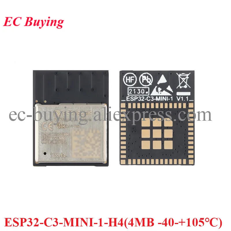 10 Stück/1 Stück ESP32-C3-MINI-1 ESP32-C3-MINI-1U N4 ESP32-C3 Dual-Mode 2,4GHz WiFi Bluetooth-kompatibel BLE 5.0 4MB Flash Drahtlosmodul – Detail 3