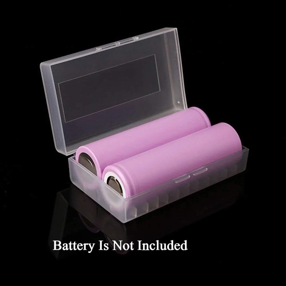 2/4개 18650 또는 CR123A 배터리용 견고한 휴대용 플라스틱 배터리 보관 케이스/박스/정리함/홀더