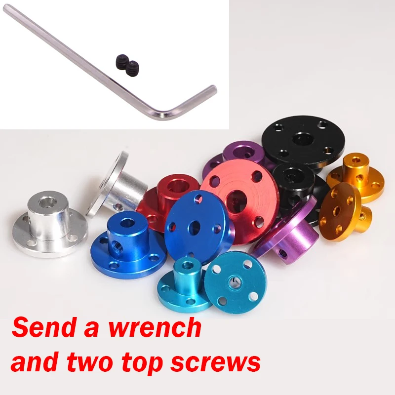 FUYU 3/4/5/6/7/8/10mm Rigid Flange Coupling Motor Guide Shaft Coupler - View #8