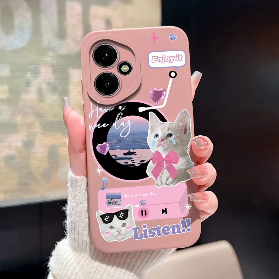 Cute Floral Butterfly Shockproof Soft Silicone Phone Case - Anti-Scratch Protection Cover