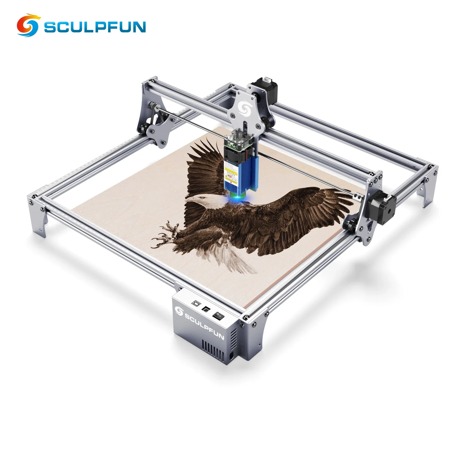 

SCULPFUN S6PRO 60W diode laser engraving machine for wood desktop Household DIY Mini Laser Engraver