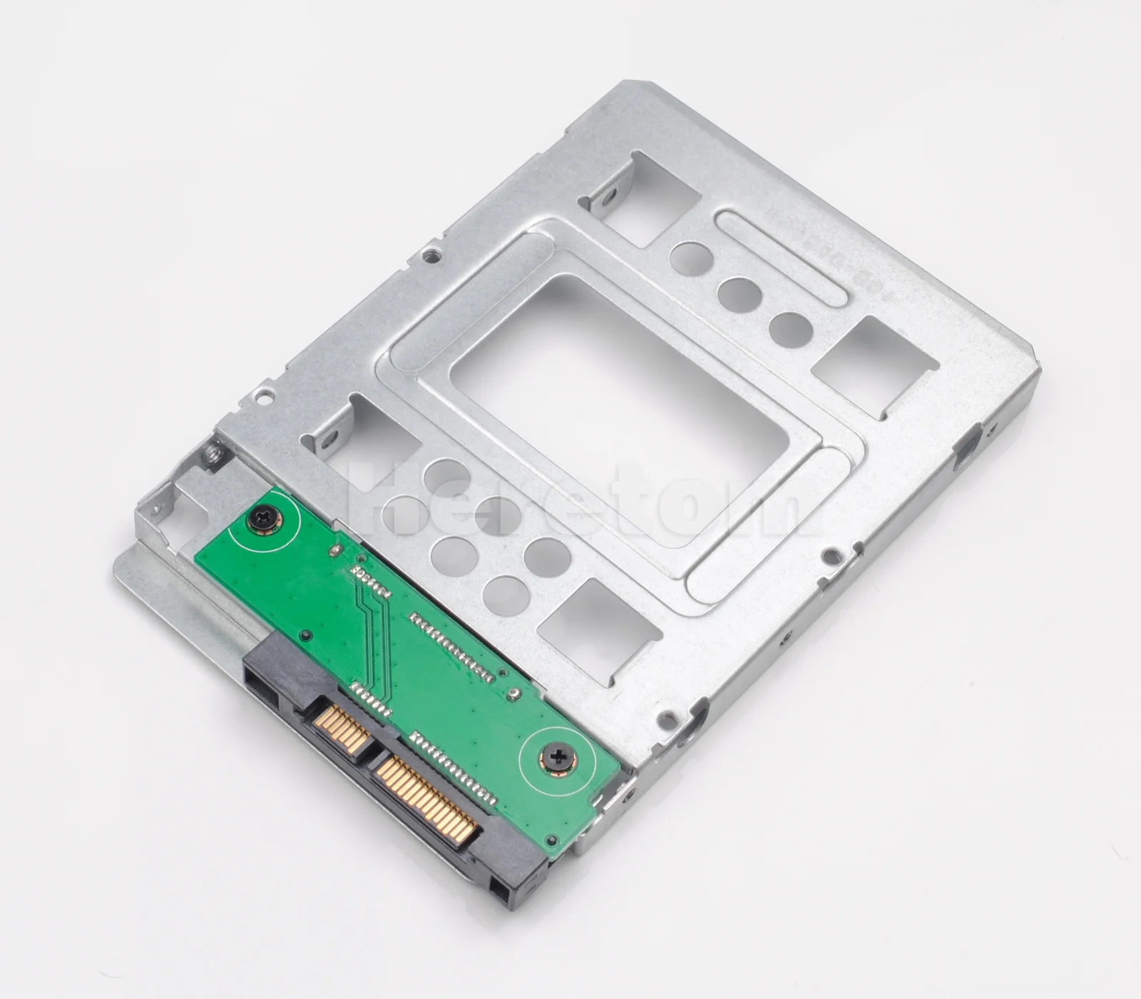 Support de Montage pour HDD/SDD 2.5 pour Baie de Lecteur 3.5 -  Installation sans Outil - Support d'Adaptation pour Disque Dur 2.5 SSD