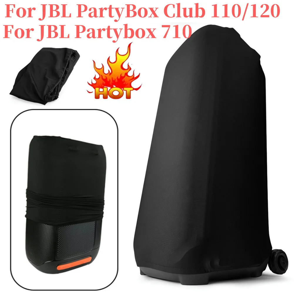Dust Cover Elastic Protective Case Stretch Speaker Cover Dust Case for JBL Partybox 710/Club 110/120 Portable Party Speaker