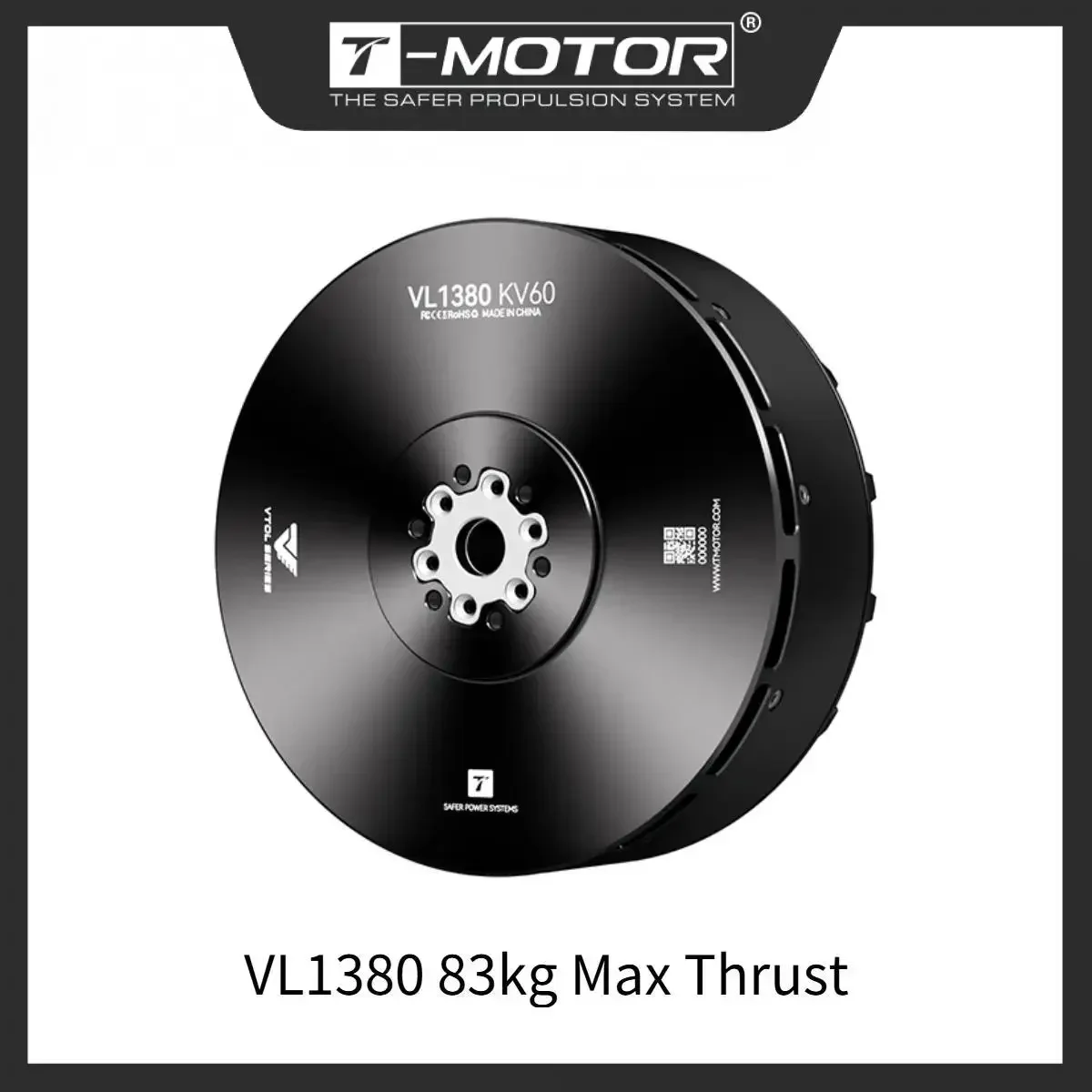T-MOTOR VL1380 KV60 83kg Työntövoima VTOL-moottori