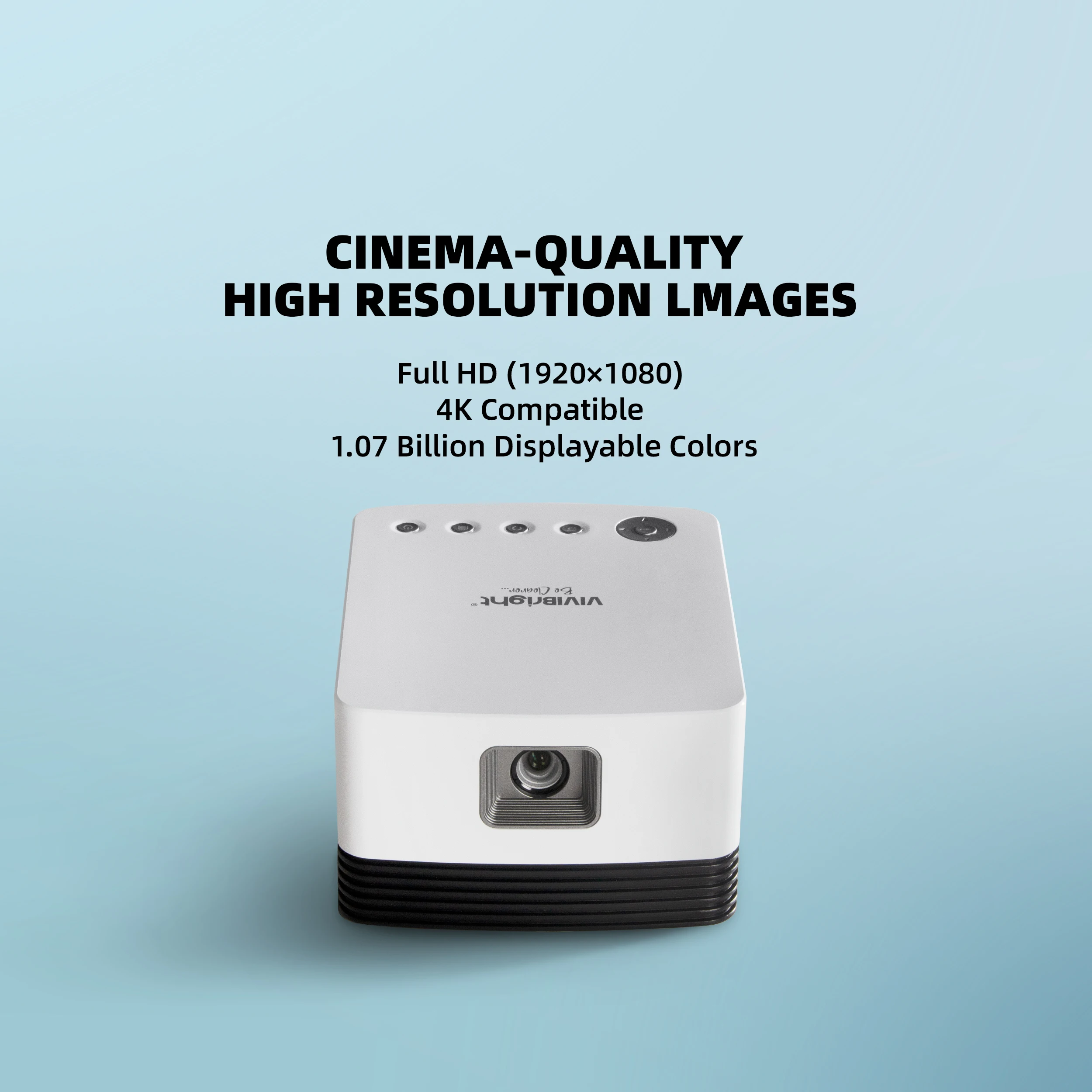 Android Projector 4K 1080P Mini Portable Projector for Meeting Room Home Theater Entertainment