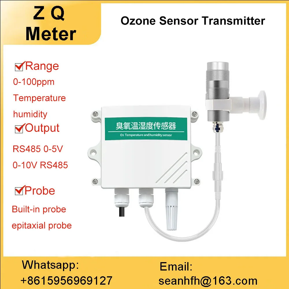 Ozone detector toxic and harmful gas transmitter industrial concentration residual leak detection monitoring O3 ozone sensor
