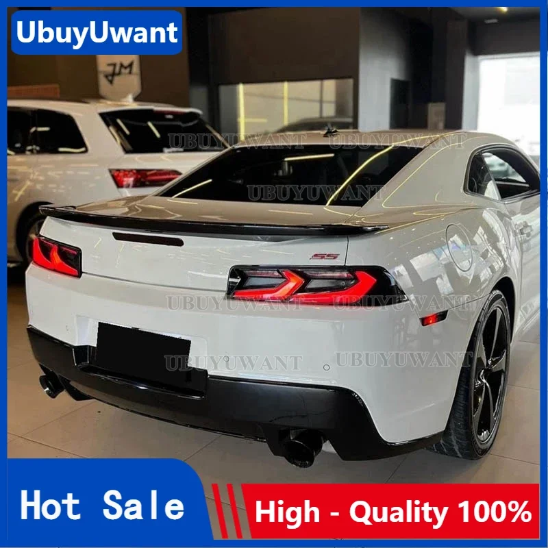 

Car Accessories ABS Plastic Unpainted Color Rear Trunk Wing Lip Roof Spoiler Auto Part For Chevrolet Camaro 2013 2014 2015