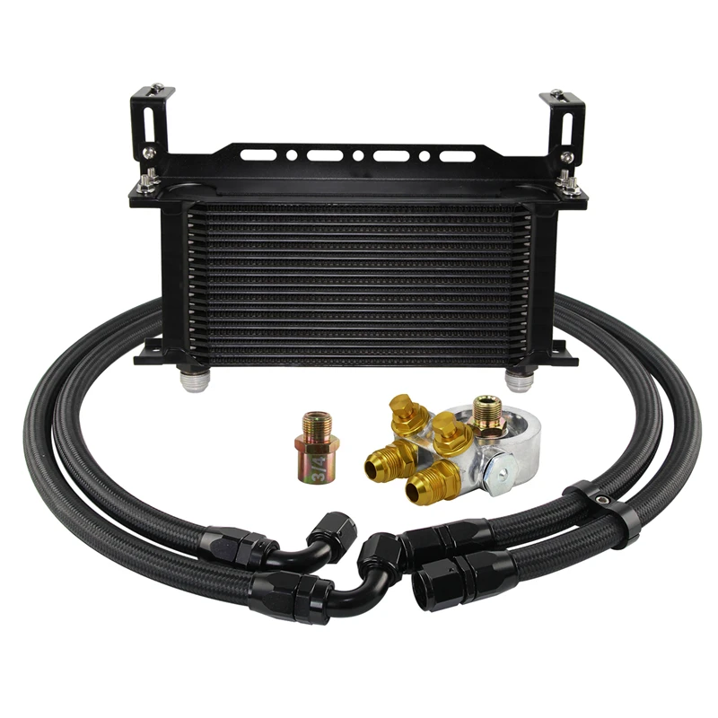 Kit Refroidisseur D'huile Moto En Aluminium à 4 Rangées, Haute Efficacité, Remplacement Pour Motos Monkey 50cc A 110cc Couleur Or 92213091