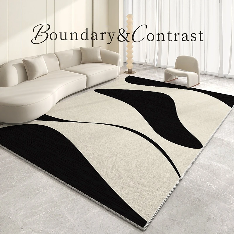 Light Luxury Living Room Decoration Plush Rug Cream Style Rugs for Bedroom Home Fluffy Soft Mat Cloakroom Large Area Carpet 2