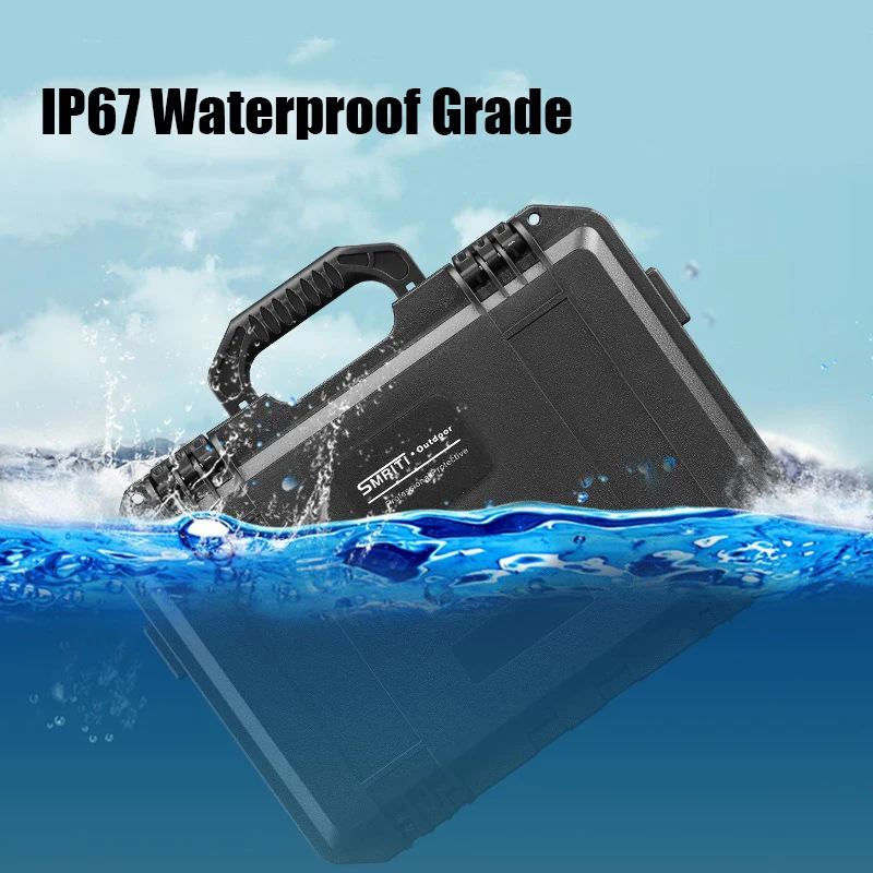 Equipment Tool Protection Box Case Plastic Toolbox Sealed Waterproofwater Hardware Suitcase Portable Car Trunk Parts Storage Box 4