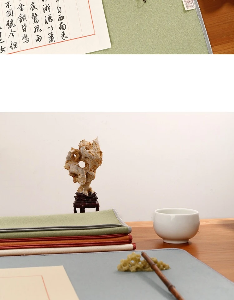 Superweiche Filzgleiter für Wollhaarmalerei, bunte künstlerische Kalligraphie, chinesische Malerei, Filz für Studenten, Schreibübungen, Filzgleiter – Detail 4