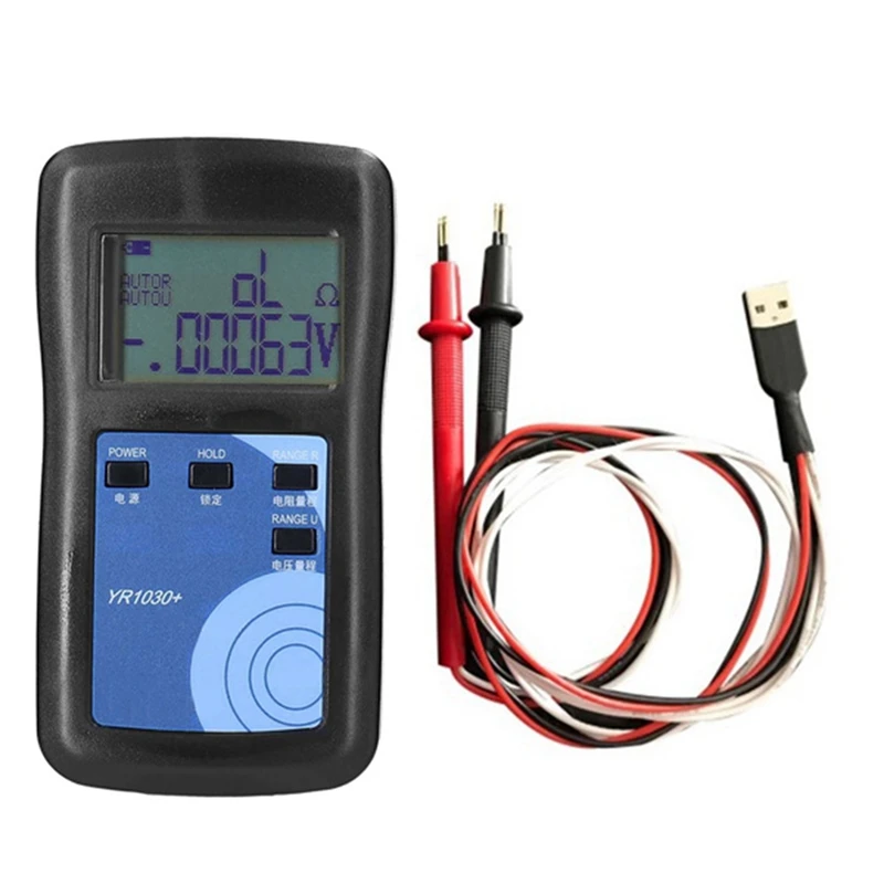 

YR1030+ High Accuracy Lithium Battery Internal Resistance Test Instrument True 4-Wire Battery Resistance Tester Easy To Use A