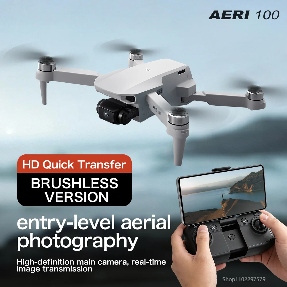 Drone FPV Aeri100 en vol stationnaire stable grâce au flux optique, sans GPS