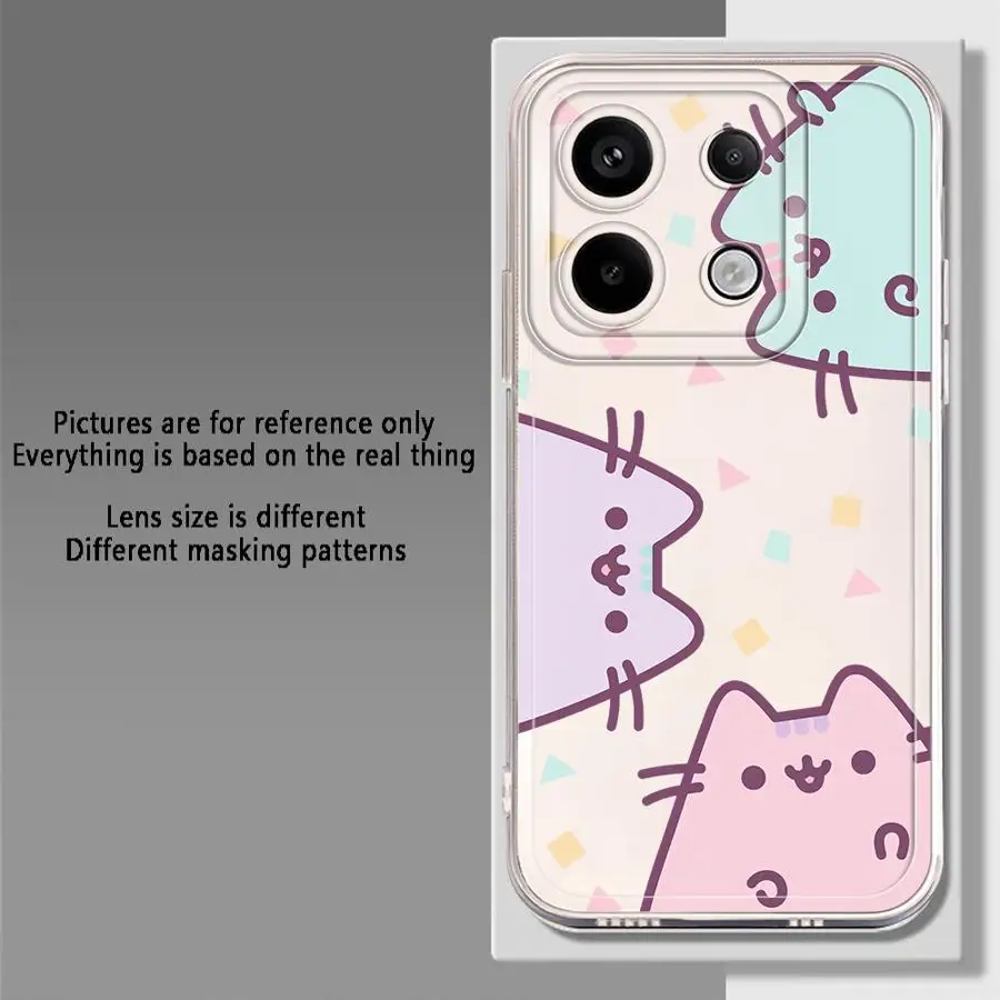 Cute Cartoon Cat P-Pusheens Soft Phone Cover Case