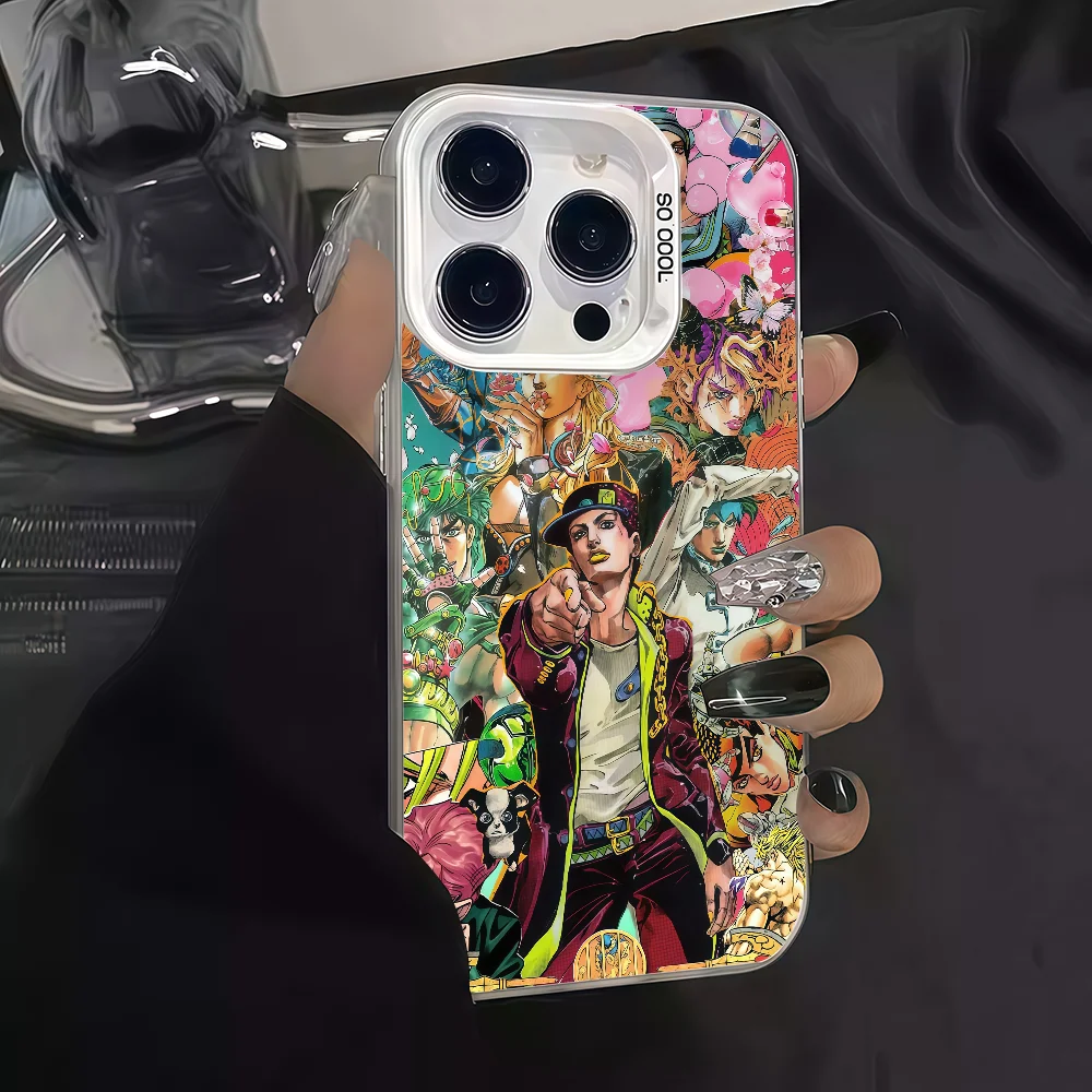 Anime Gyro Zeppeli JoJo Protective Phone Case with Vibrant IMD Design