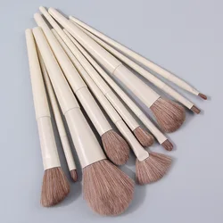 Professional Eye Makeup Brush Set - Ultra - Thin Eyeliner, Nose Contour, and Smudge Brushes (5/9/10 Pieces) (10PCS)