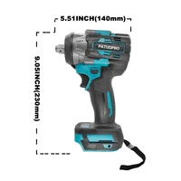 550N.m Cordless Brushless Electric Impact Wrench 1/2 Inch Rechargeable Wrench Protable Home Power Tools Fit Makita 18V Battery 2