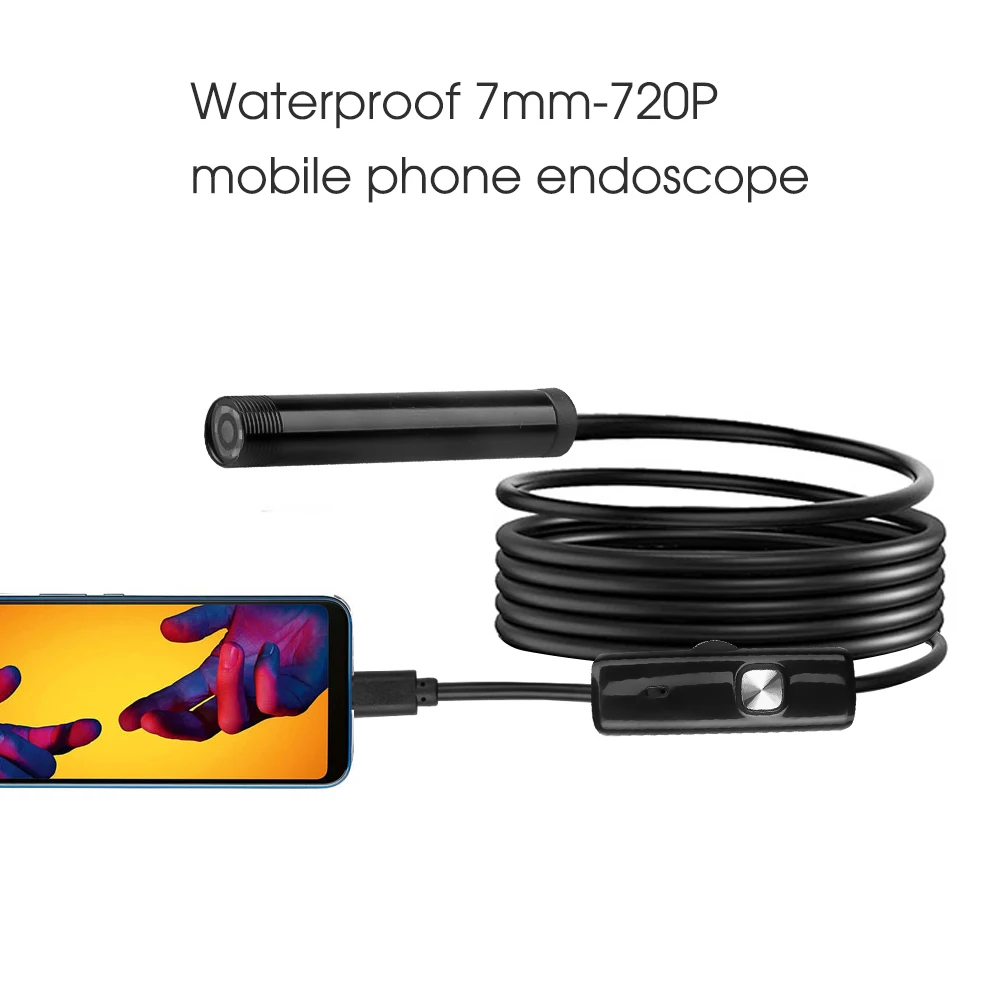 7MM Mini Endoscope Camera For Cars Usb Endoscopic Inspection Camera For Phone Mobile Smartphone Car Endoscope inspection camera mini endoscope camera