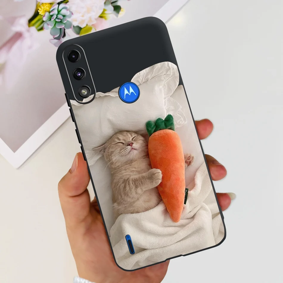 Cute Panda Cartoon Soft TPU Black Silicone Phone Case