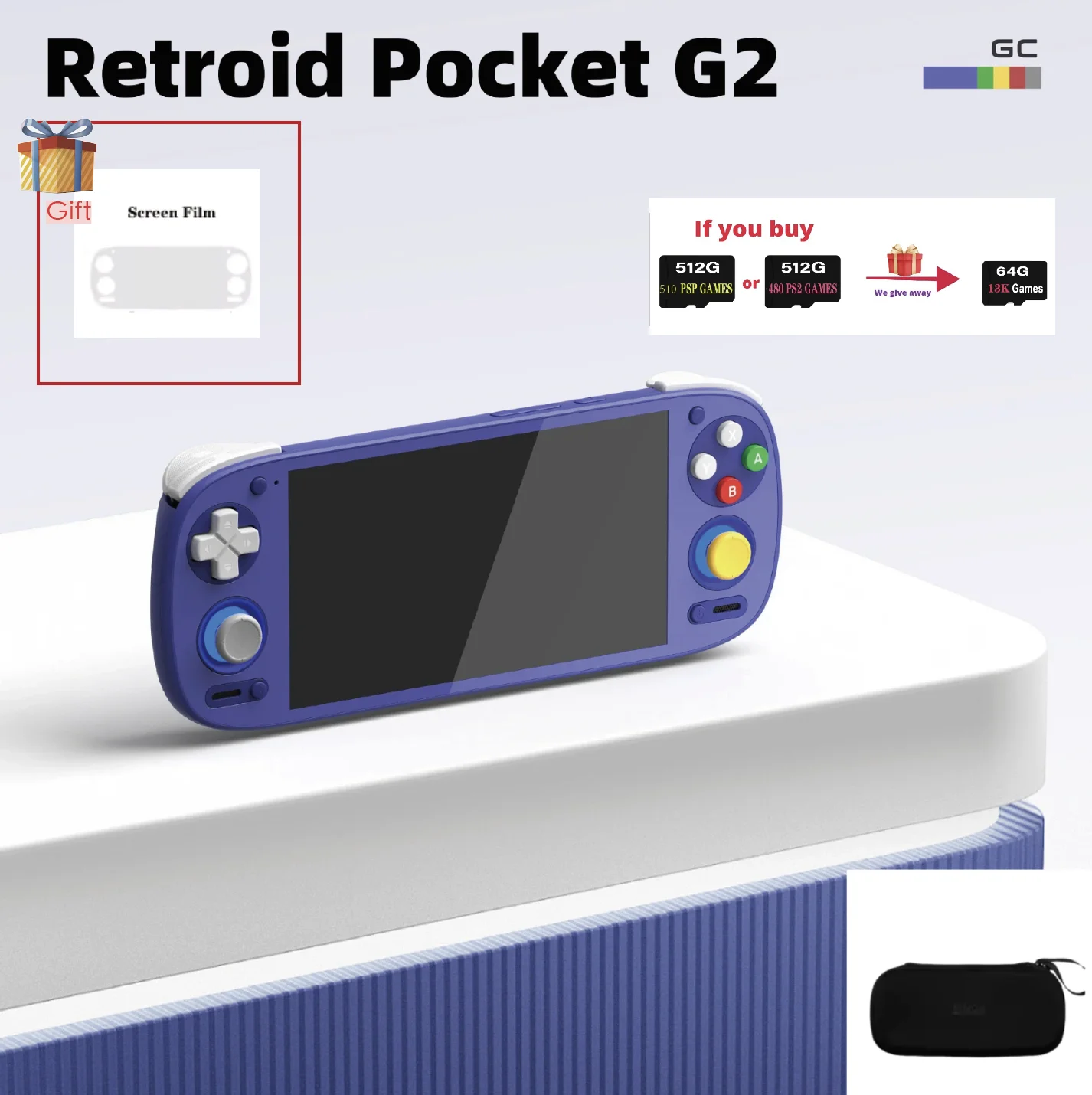 Retroid Pocket G2 携帯ゲーム機 RP G2 Android 15 5.5インチ 1080P