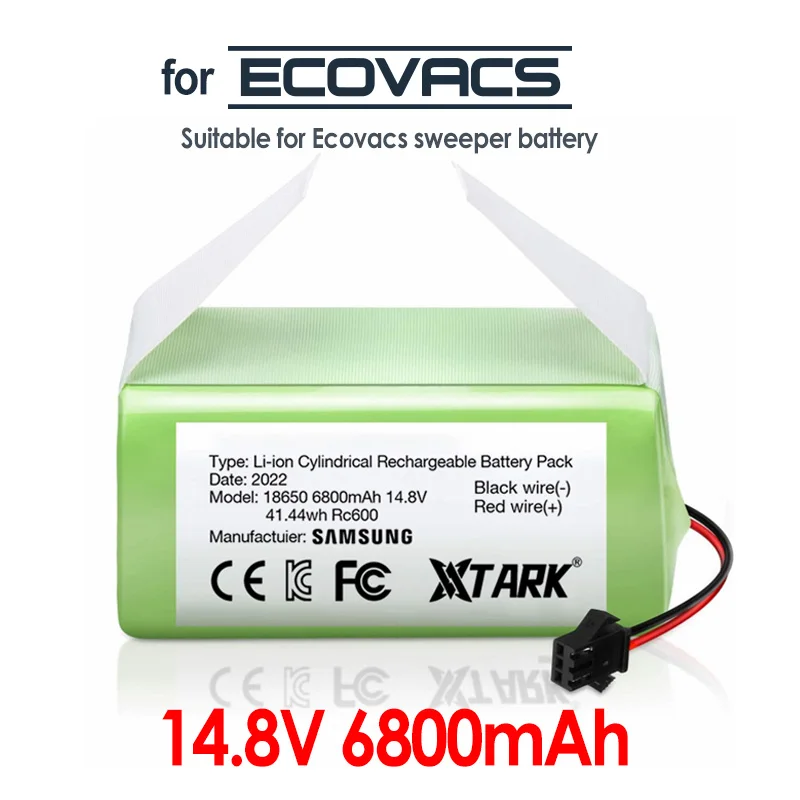 Batteria 14.4V 3000mAh Per Robot Aspirapolvere - Compatibile Conga, Ecovacs, Eufy - Foto 5