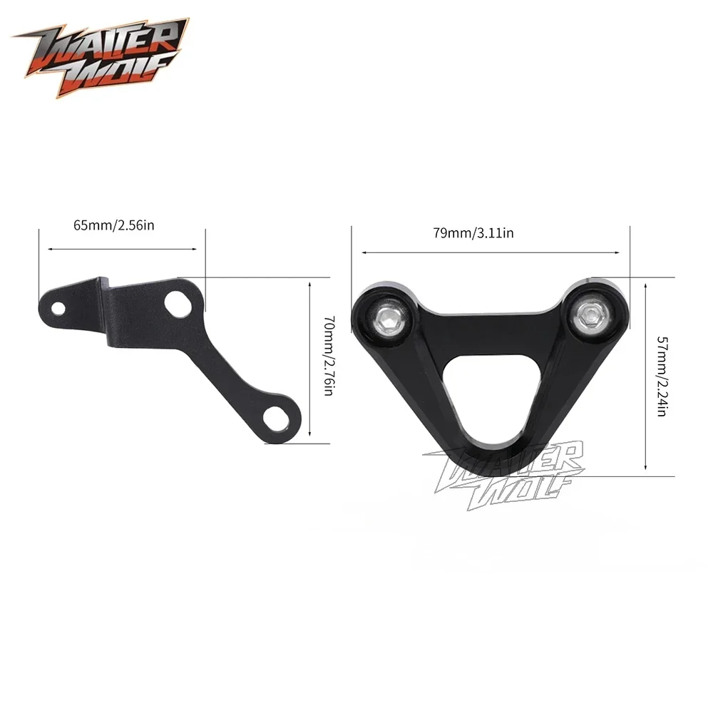 MT-10 MT-09 Passenger Footrest Footpeg Blanking Plate Support For YAMAHA Tracer 900 /GT MT09 MT10 XSR 900 FZ/FJ/MT 09 10 /SP motorcycle footrests