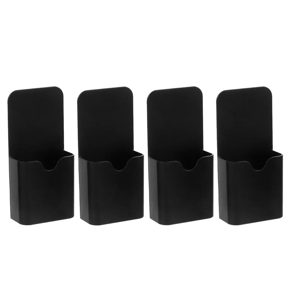 

4Pcs Magnetic Pen Holder Desktop Whiteboard Stationery Holder Magnetic Marker Organizer Pen Case