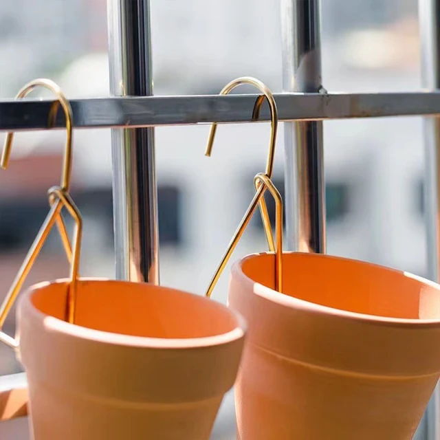 Terracotta Edények Fogasok Fali Agyag Edény Fogas Horog 4-7In Terrakotta Edényhez, Robbantás Ellen - Image 3