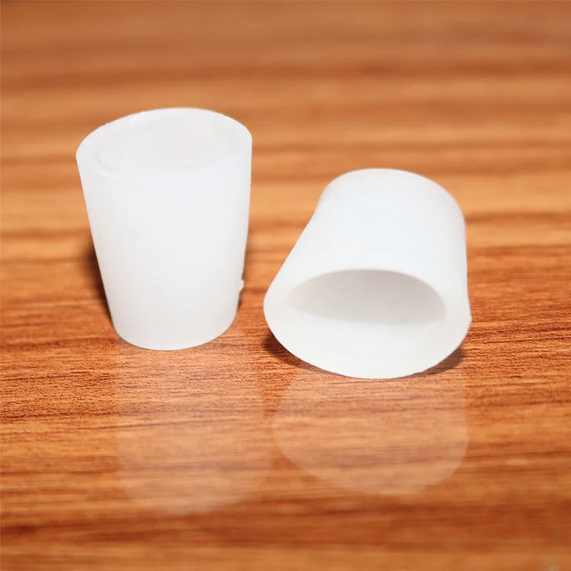 6Pcs/Lot Silicone Gel Little Toe Tube Corns Blisters Corrector Pinkie Protector Gel Bunion Toe Finger Protection Sleeve