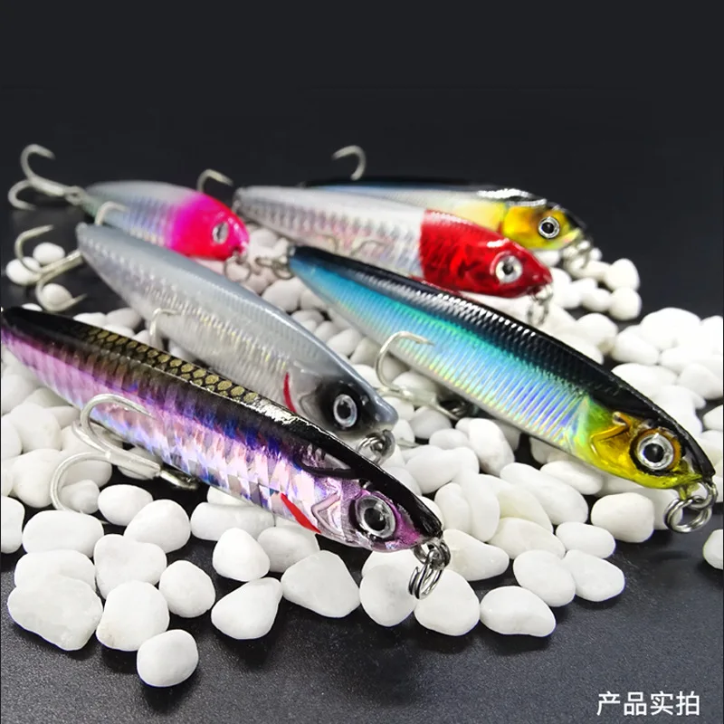 

Sea. Yolo Bait Fishing Lure Sinking Pencil Subbait Ultra Long Throw Road Subbait Flip Mouth Slowly Sinking Pencil Hook