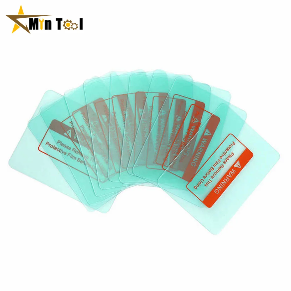 Welding Helmet Lens Cover Polycarbonate Transparent Protective Plate Sheet Film for Auto Darkening Welding Masks 28 sold,welding helmet lens