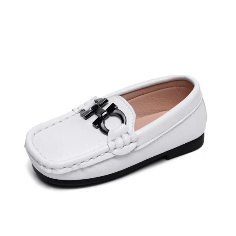 NEW 2022 Spring Fashion Children Loafers Luxury Retro Casual Leather Shoes Boys Girls Flats Kids Boat Shoes Sneakers