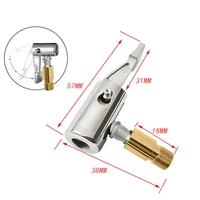 Pompe gonflable Portable pour pneu de voiture, mandrin d'air, compresseur, gonfleur de pneus, mandrin avec connecteur barbelé pour réparation de tuyaux, 1 pièces 5