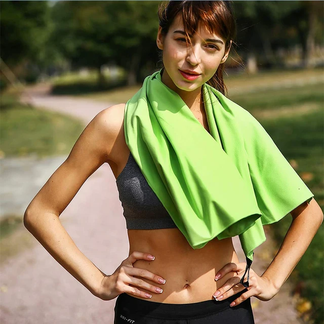 microfiber Thickened towel sports travel quick-drying super absorbent and super soft large hair towel lightweight fitness towel 5