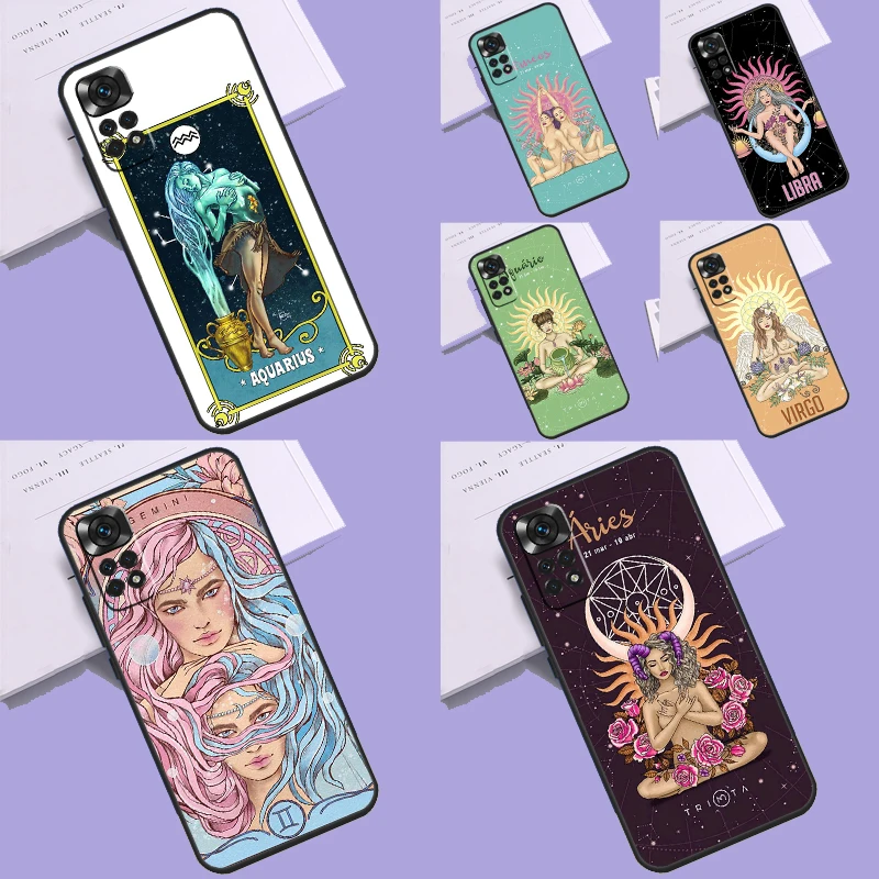 Oroscopo Astrologia Vergine Bilancia Gemini Queens Case Per Xiaomi Redmi Note 12 Pro 12S 11 11S 10 10S 9 9S 8 Pro Redmi 12 9C 10C 12C