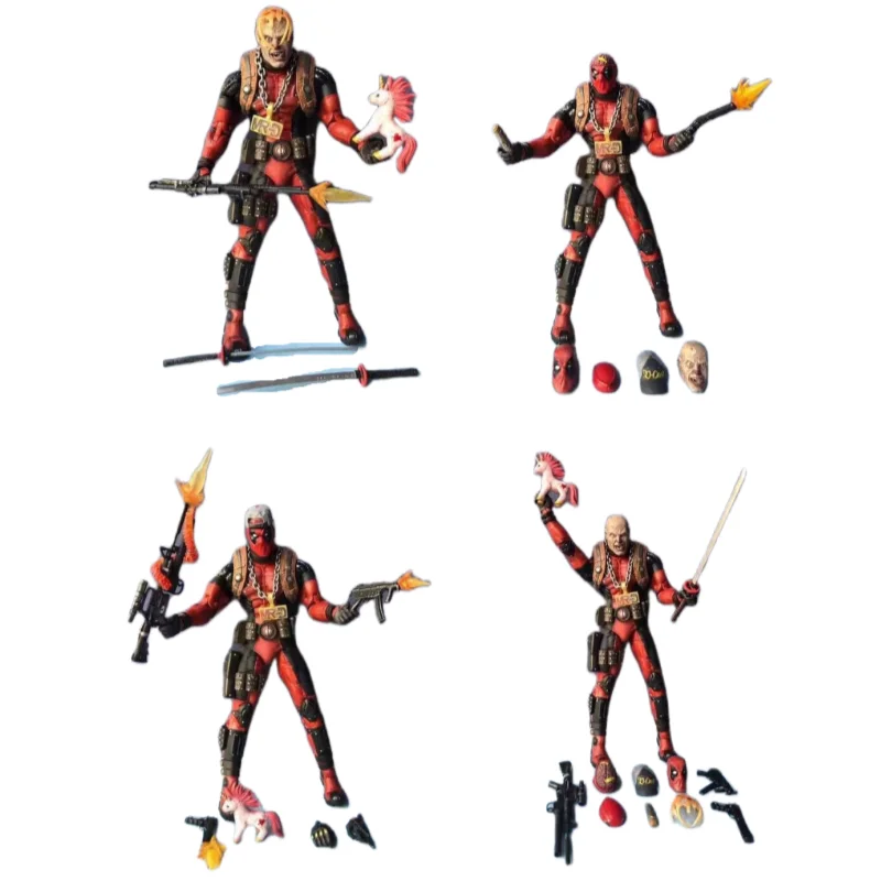 

Marvel The Avengers X-Men Deadpool movable joints animation peripherals figures creative personalized cool model ornaments gifts