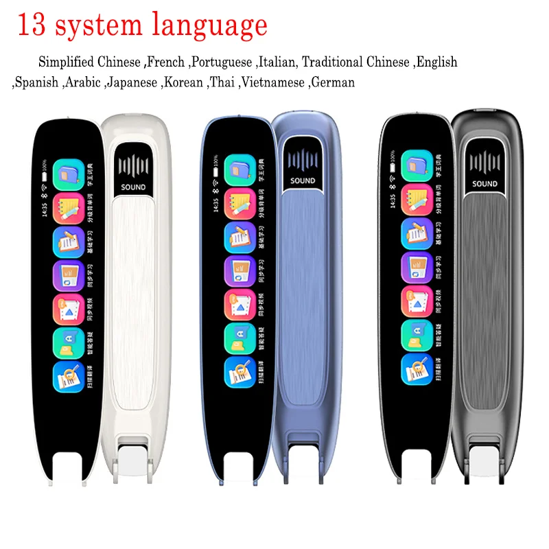 Smart Voice Scan Translator Pen Real Time 13 system Language Translator Multifunction Dictionary Translation Business Travel