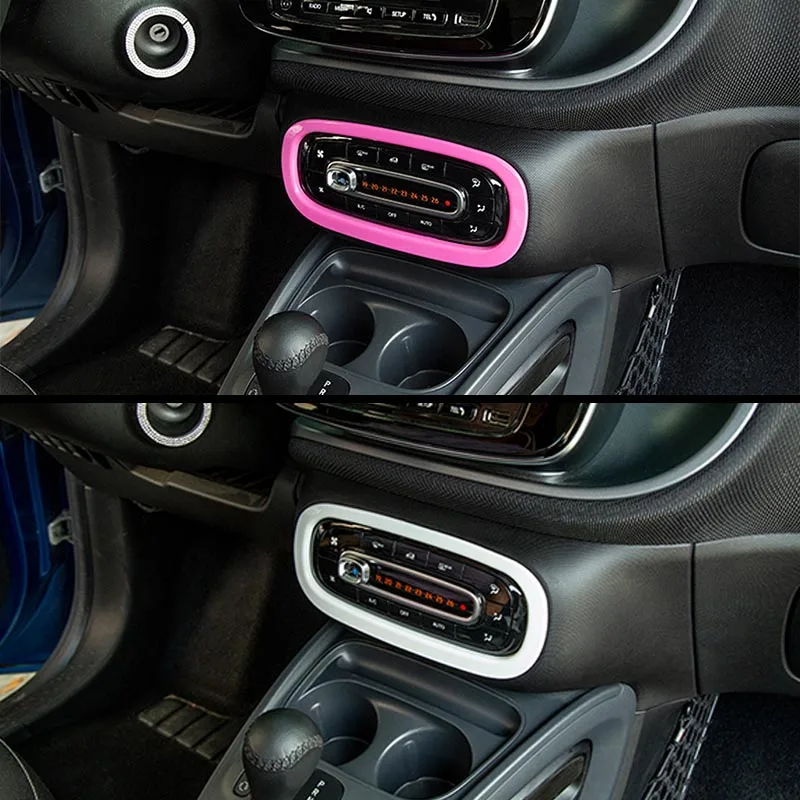 Cadre Décoratif Tableau De Bord Pour Smart Fortwo/Forfour 453 - Accessoire Intérieur Personnalisation - 5