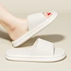 Plus 46-47 Women Slippers Summer Men Flat Non-slip Sole Flip Flops Bathroom Indoor Ladies Shoes Outside Beach Sandals 4