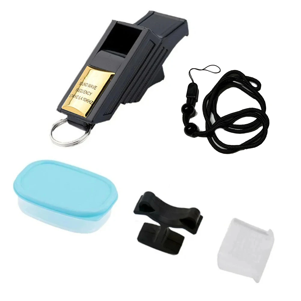 Professional High-Decibel Referee & Coach Whistle - Durable Seedless Plastic